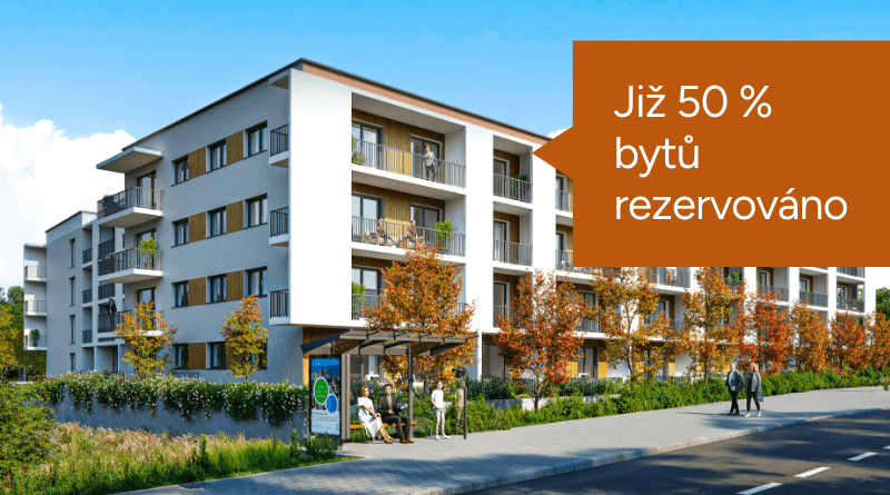 Již 50 % bytů v projektu Vápenná strouha je rezervováno